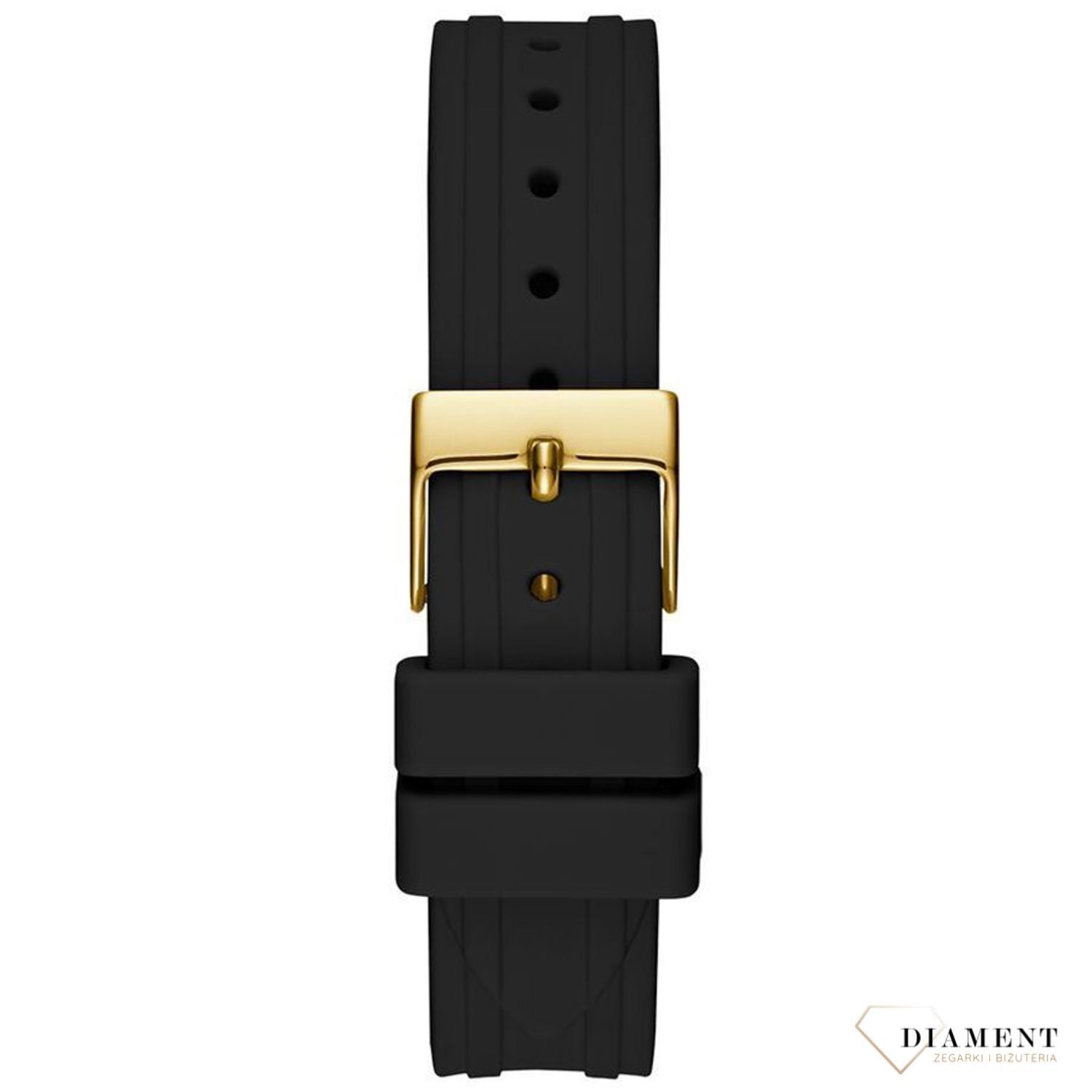 Zegarek damski GUESS Cosmo GW0034L1 ⇒ Kupuj w autoryzowanym sklepie. Damski zegarek Guess Cosmo GW0034L1 to nowoczesny model z paskiem w czarnym kolorze i złotą tarczą, w eleganckim stylu z logo Guess. Zaprasza.jpg