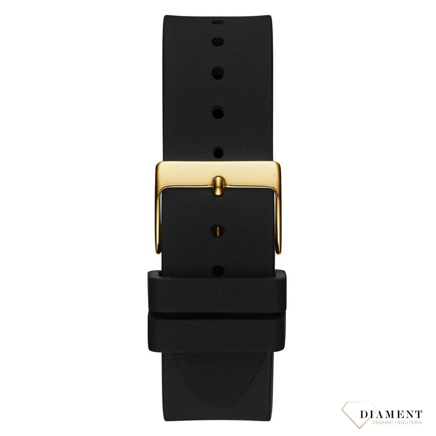 Zegarek damski GUESS Clarity GW0109L1 ⇒ Kupuj w autoryzowanym sklepie. Damski zegarek Guess Clarity GW0109L1 to nowoczesny model z paskiem w czarnym kolorze i złotą tarczą, w eleganckim stylu z błyszczącymi kry.jpg