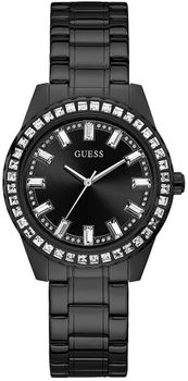 Damski zegarek Guess Dress Sparkler GW0111L4 w czarnej kolorystyce to propozycja dla wszystkich tych, którzy nie chcą pozostać niezauważeni. Złoty zegarek wykonany ze stali pozłacanej. ⌚ Zegarki Guess ✓ Zapraszamy do s.jpg
