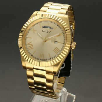 Zegarek damki duży złoty na masywnej bransolecie Guess Connoisseur GW0265G2 (2).jpg