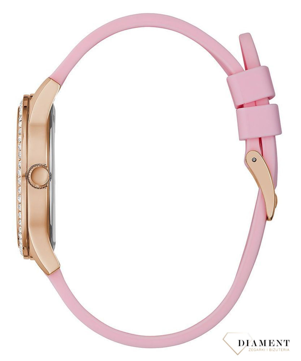 Zegarek damski GUESS Anna Rose Gold GW0359L3 ⇒ Kupuj w autoryzowanym sklepie. Damski zegarek  GUESS Anna Rose Gold GW0359L3 to nowoczesny model z paskiem w różowym kolorze i srebrną tarczą, w eleganckim stylu z.jpg