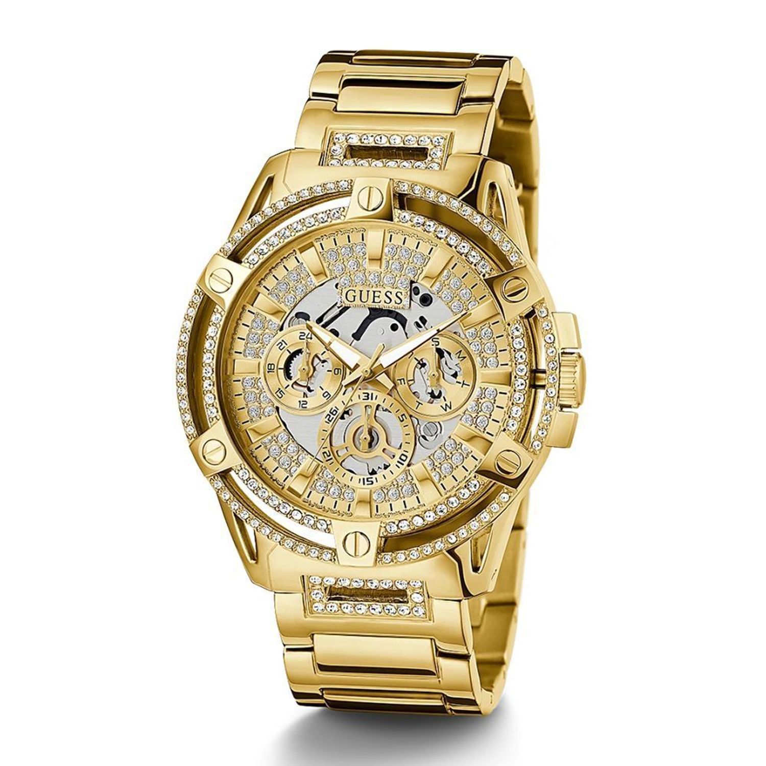 Zegarek męski Guess King w złotym kolorze GW0497G2 (3).jpg