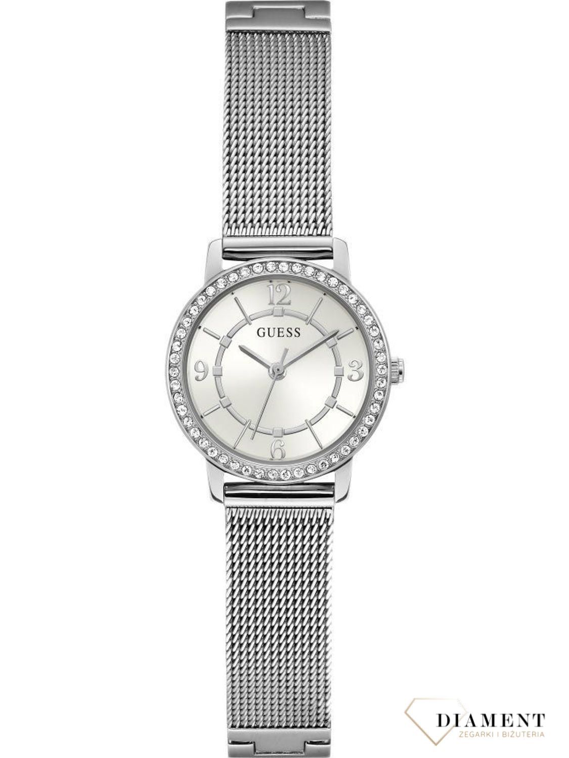 Zegarek damski Guess Melody GW0534L1. Mały zegarek guess. Guess na małą rękę. Zegarek modny marki guess. Stonowany guess. Darmowa dostawa. Delikatny zegarek z guessa..jpg