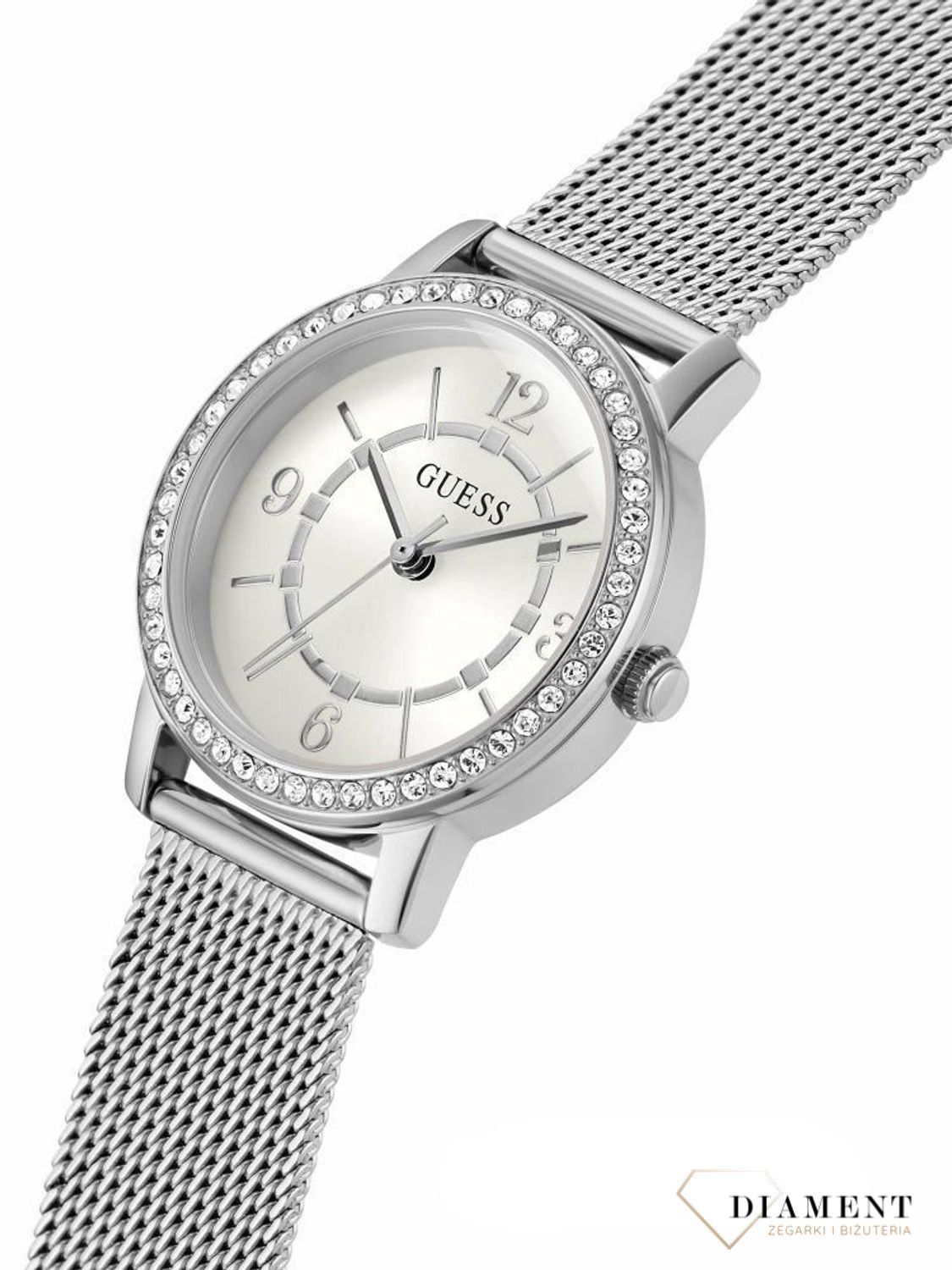 Zegarek damski Guess Melody GW0534L1. Mały zegarek guess. Guess na małą rękę. Zegarek modny marki guess. Stonowany guess. Darmowa dostawa. Delikatny zegarek z guessa..jpg