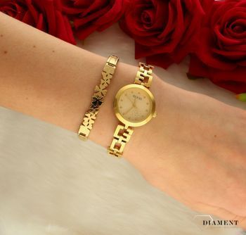 Zegarek złoty damski Guess Lady G GW0549L2 Biżuteryjna bransoletka (2).jpg