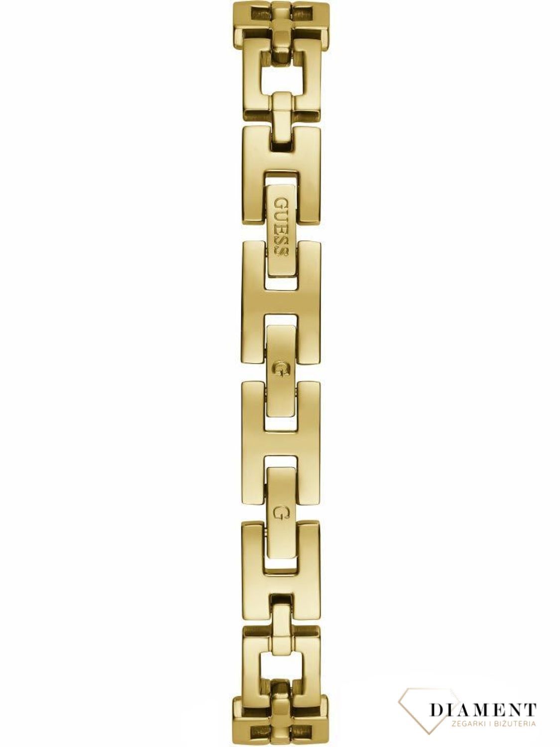 Zegarek złoty damski Guess Lady G GW0549L2 Biżuteryjna bransoletka. Delikatny zegarek z guessa. Mały zegarek guess. Darmowa dostawa. Guess be cyrkonii. Na prezent. Modny zegarek..jpg