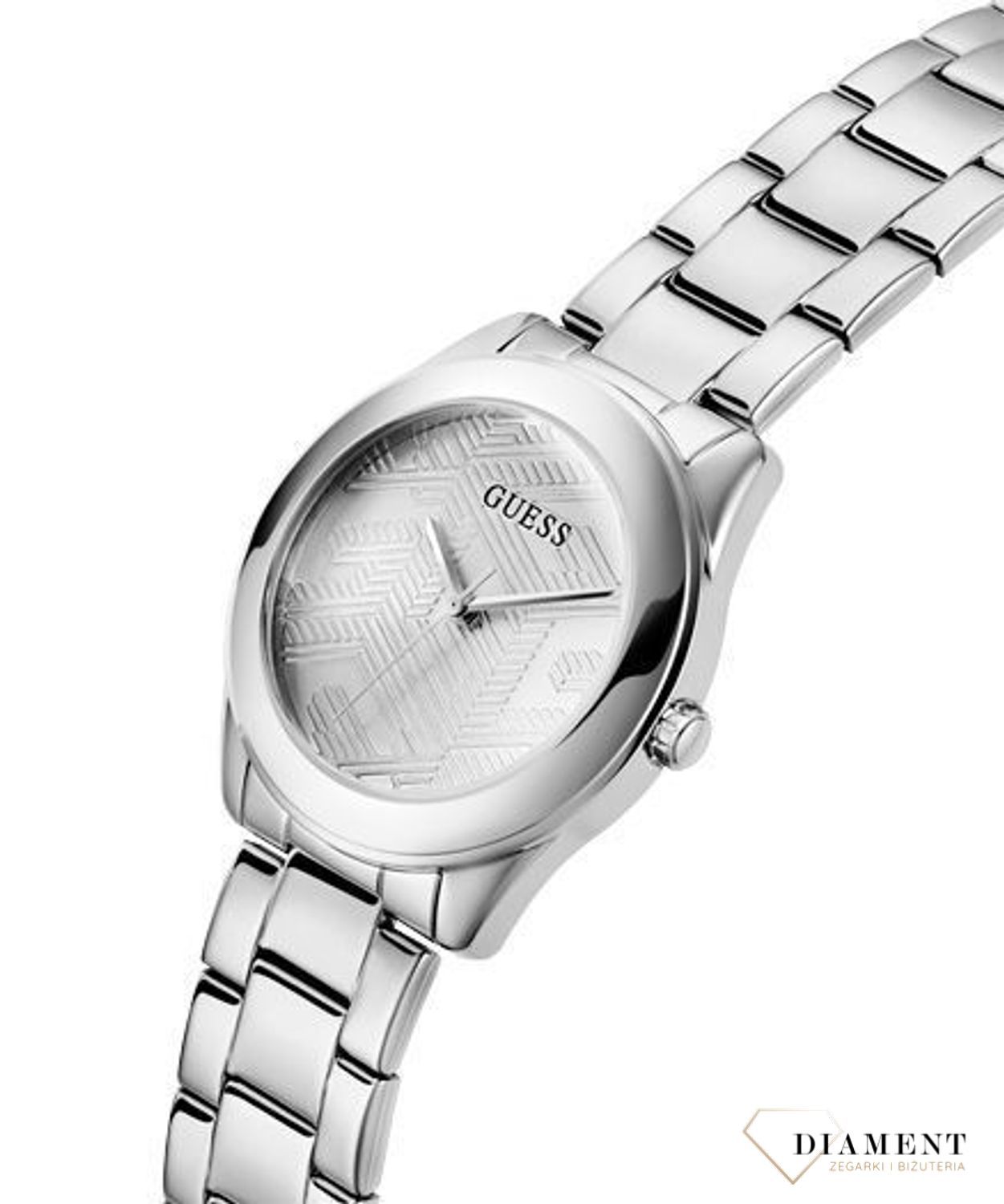 Damski zegarek srebrny GUESS GW0606L1.jpg