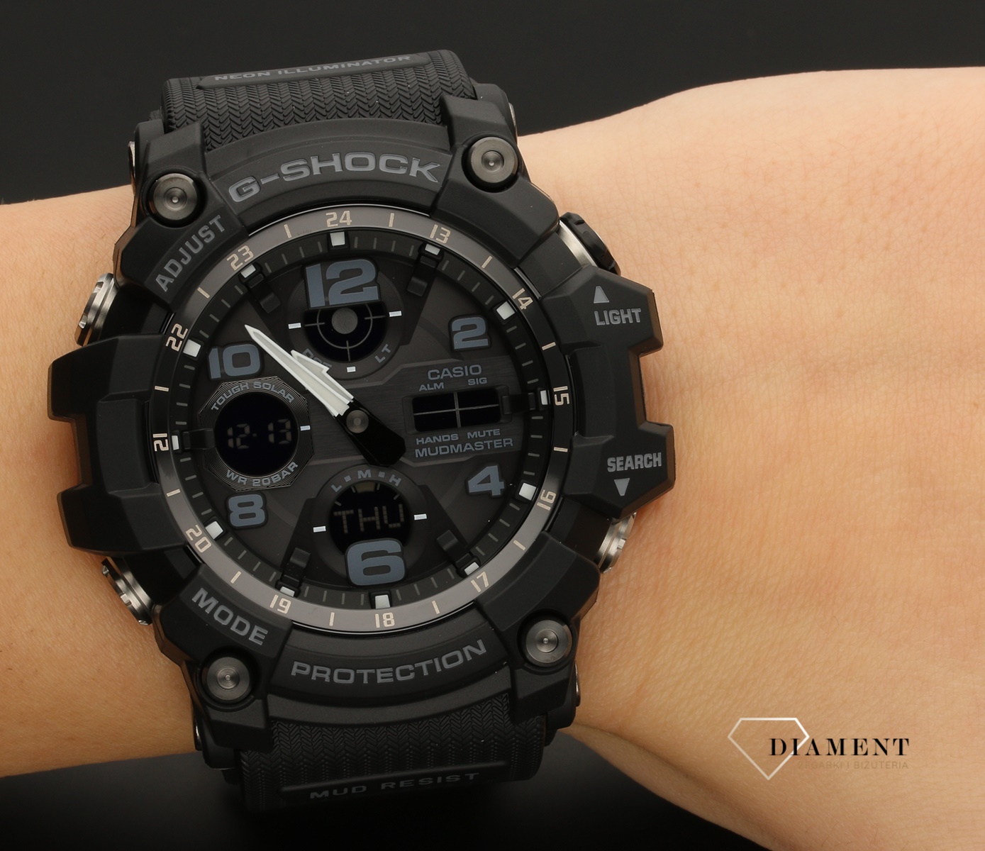 Zegarek męski wstrząsoodporny CASIO G-Shock Mudmaster GWG-100-1AER