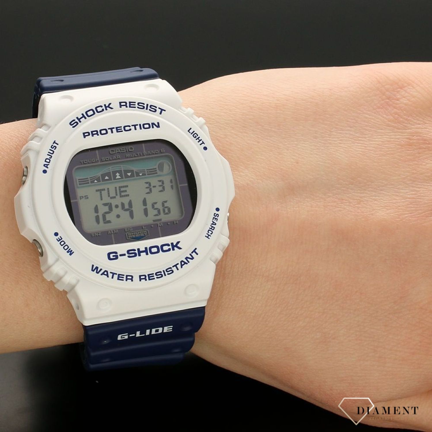 Męski wstrząsoodporny zegarek CASIO G-Shock GWX-5700SS-7ER.jpg