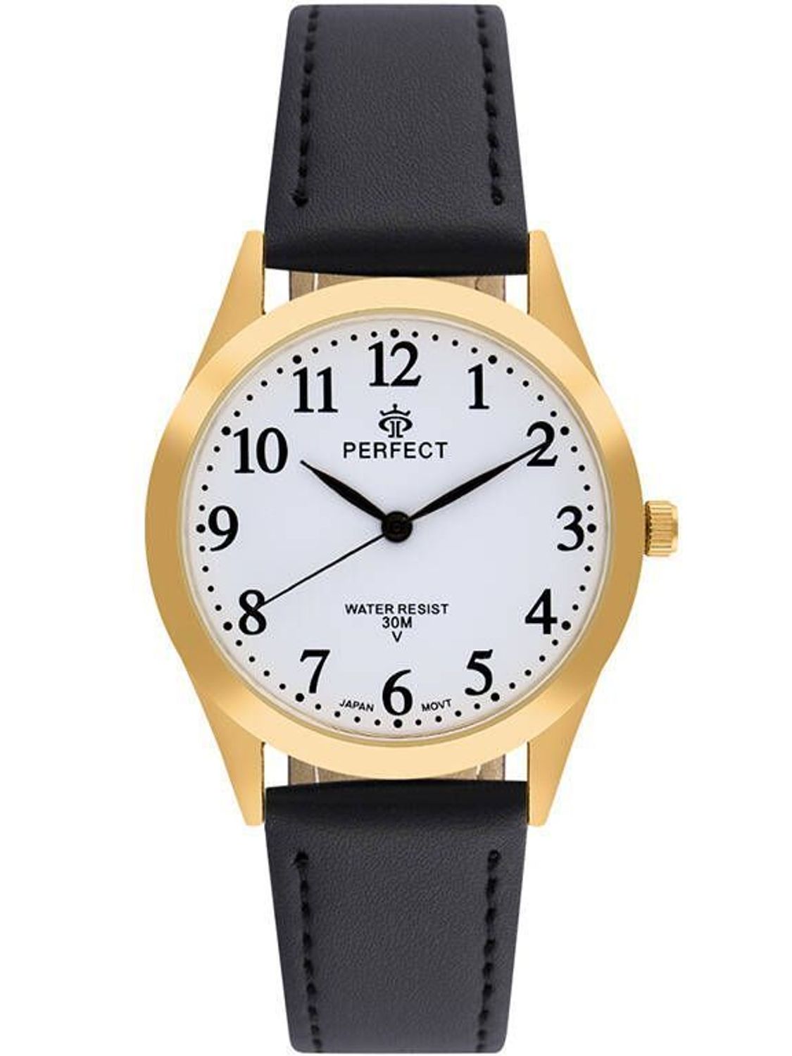 Zegarek damski Perfect GX004-11 na czarnym pasku . Damski zegarek Perfect. Zegarek damski na czarnym pasku. Zegarek damski klasyczny. Zegarek damski na prezent. Zegarek z wyraźną tarcza.  (2).jpg