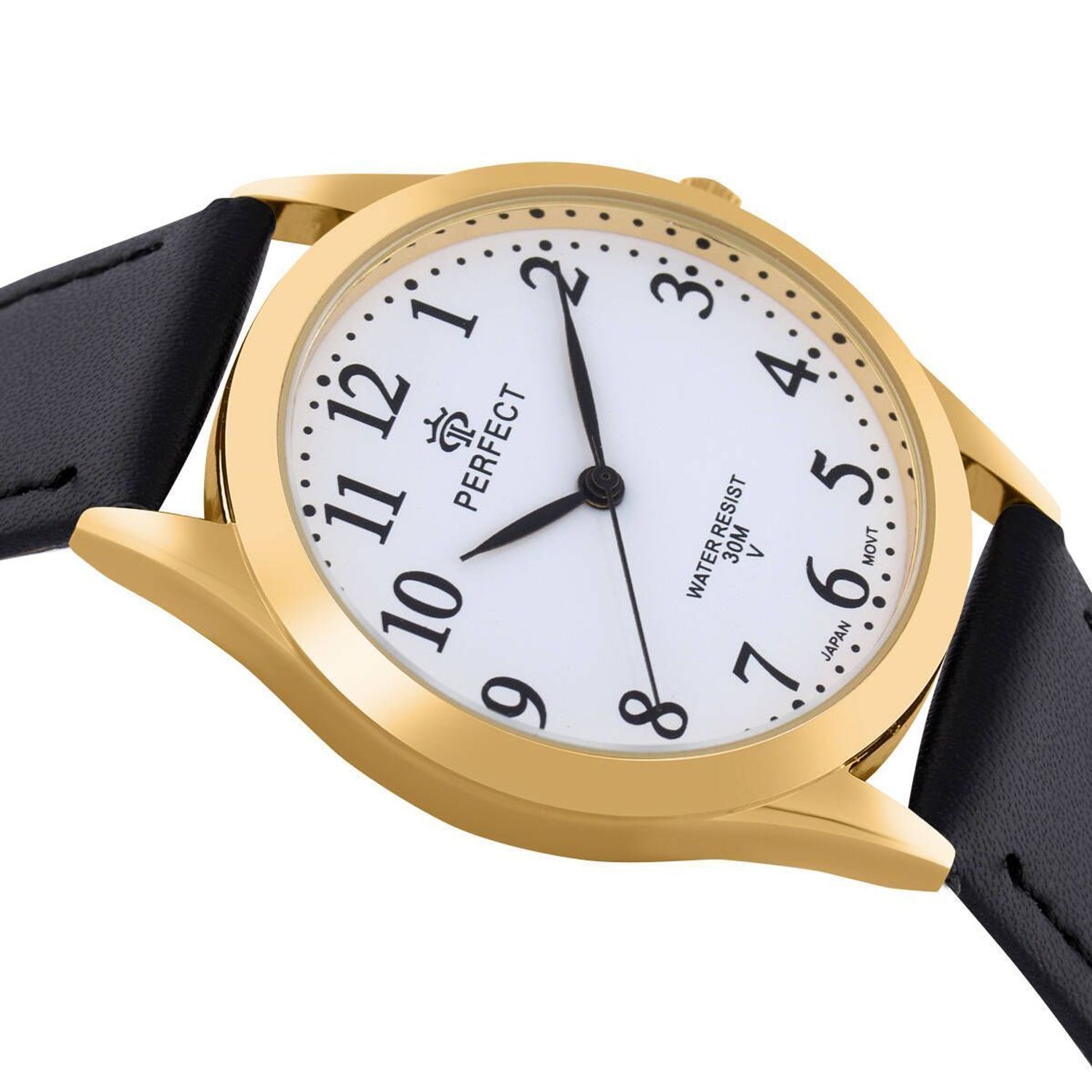 Zegarek damski Perfect GX004-11 na czarnym pasku . Damski zegarek Perfect. Zegarek damski na czarnym pasku. Zegarek damski klasyczny. Zegarek damski na prezent. Zegarek z wyraźną tarcza.  (2).jpg