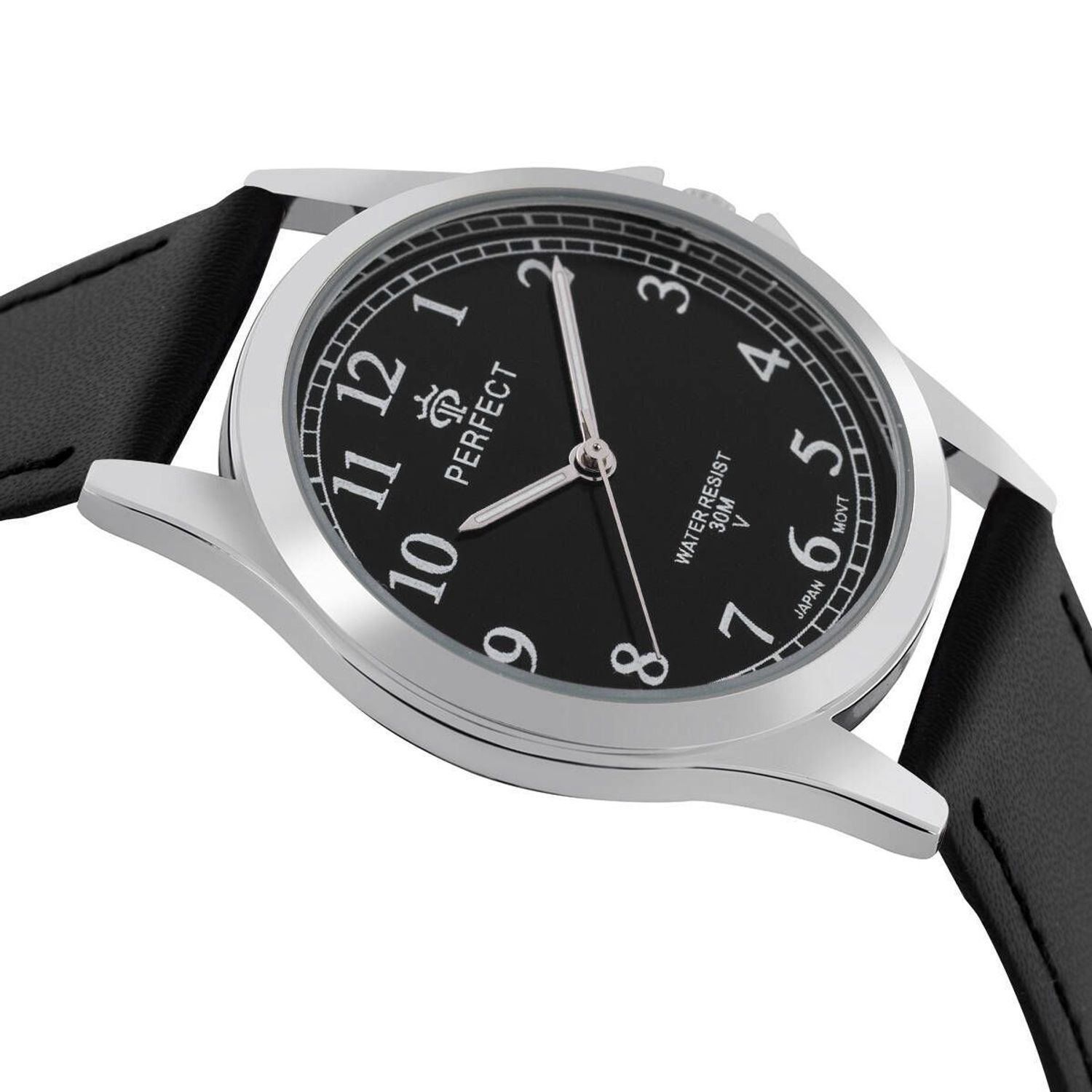Zegarek damski Perfect GX005-05 na czarnym pasku. damski zegarek Perfect. Zegarek damski na czarnym pasku. Zegarek damski klasyczny. Zegarek damski na prezent. Zegarek z wyraźną tarcza.  (2).jpg