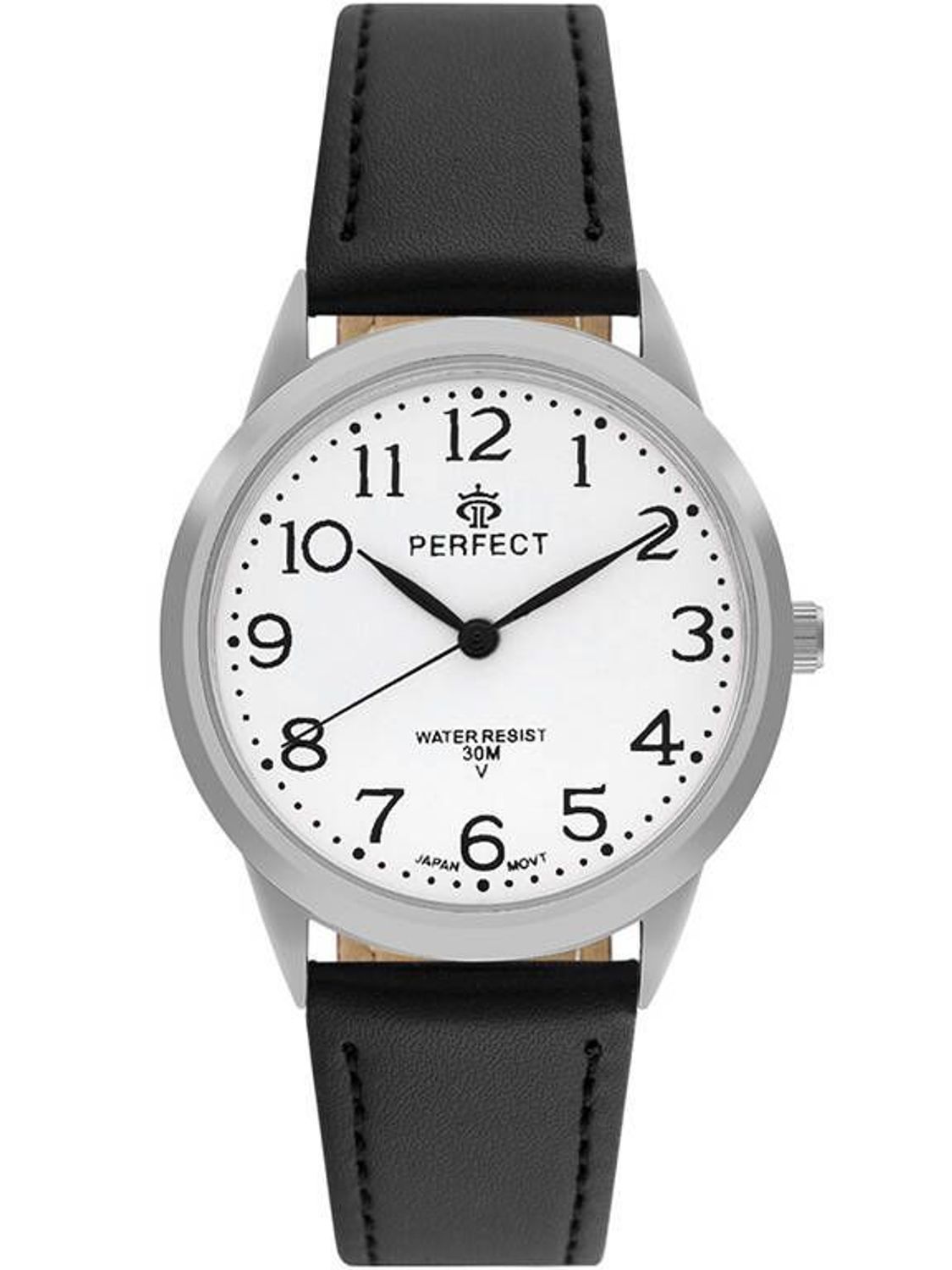 Zegarek męski Perfect GX010-01 na czarnym pasku. Męski zegarek Perfect. Zegarek męski na czarnym pasku. Zegarek męski klasyczny. Zegarek męski na prezent (2).jpg