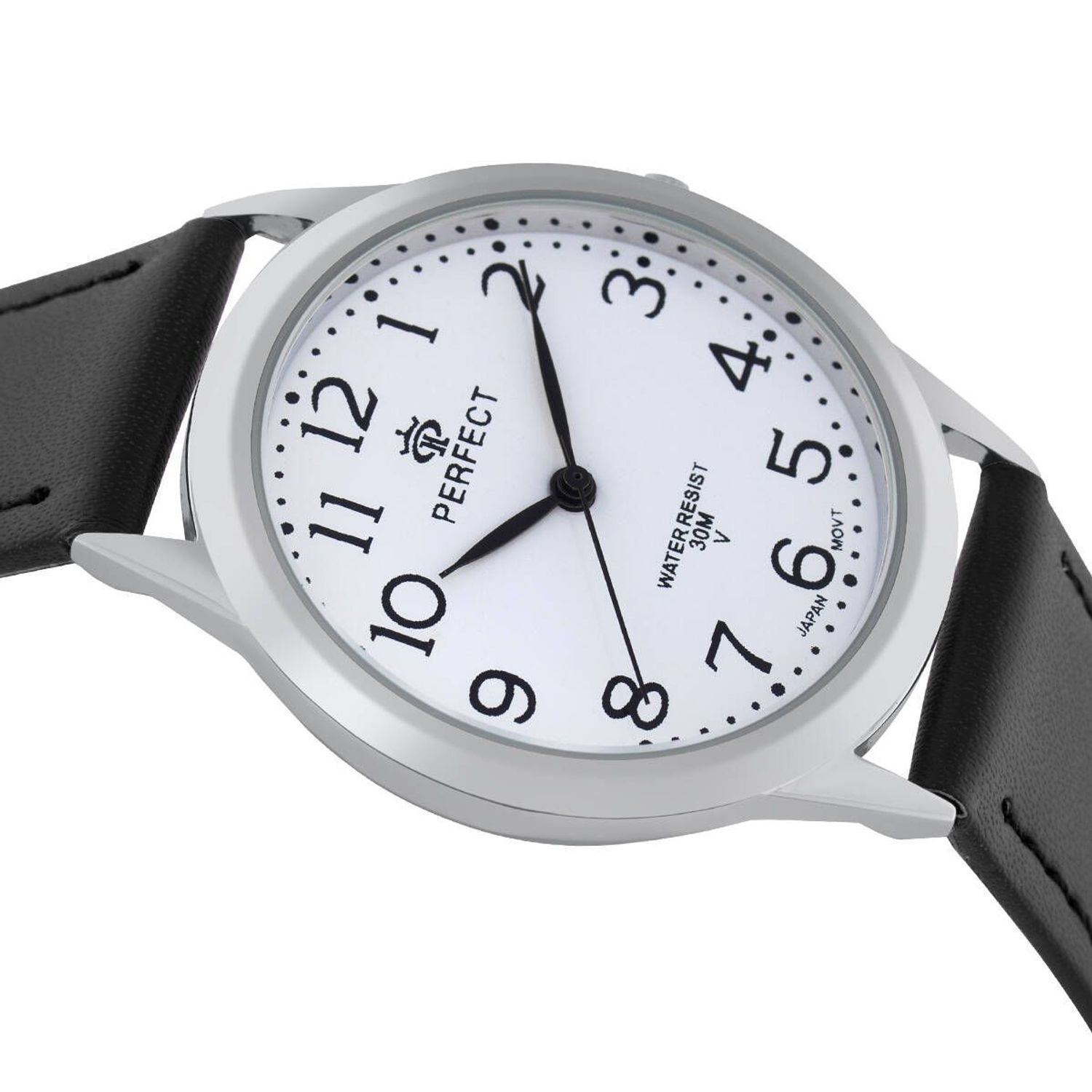 Zegarek męski Perfect GX010-01 na czarnym pasku. Męski zegarek Perfect. Zegarek męski na czarnym pasku. Zegarek męski klasyczny. Zegarek męski na prezent (2).jpg