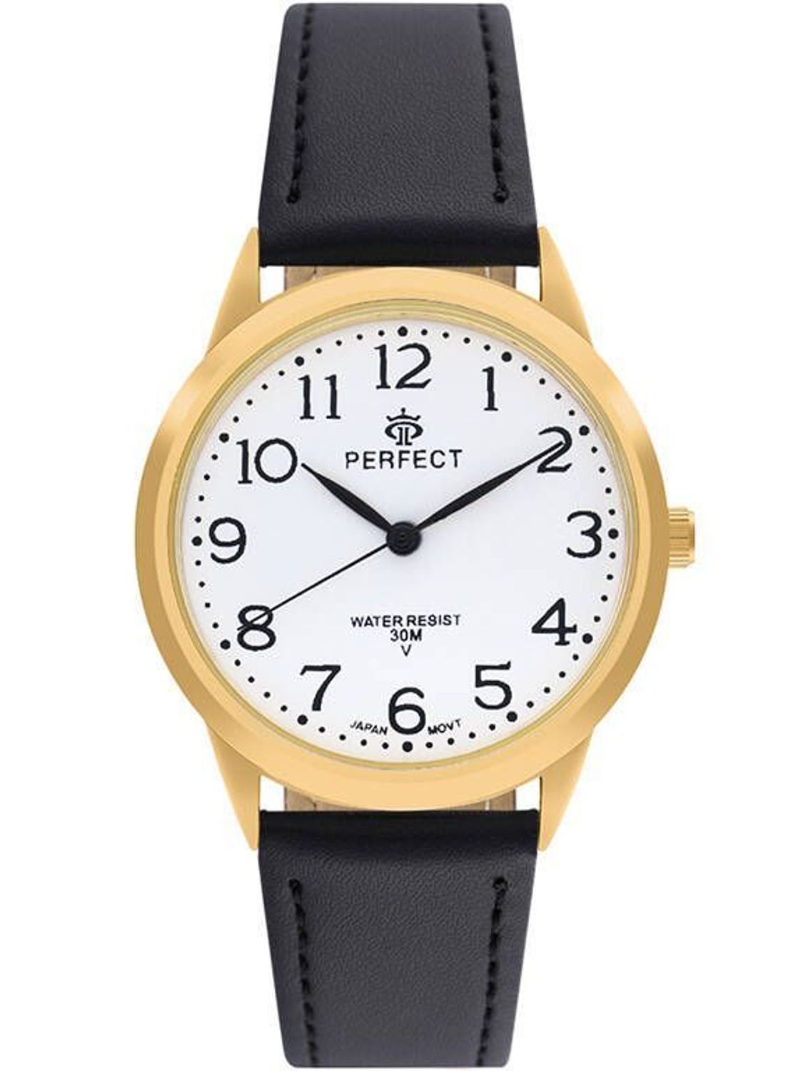 Zegarek damski Perfect GX010-11 na czarnym pasku (1).jpg