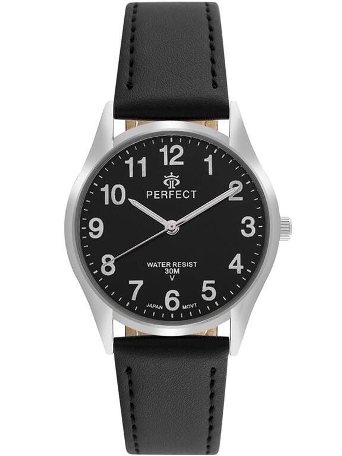 Zegarek damski Perfect GX018-05 na czarnym pasku. Damski zegarek Perfect. Zegarek damski na czarnym pasku. Zegarek damski klasyczny. Zegarek damski na prezent (1).jpg
