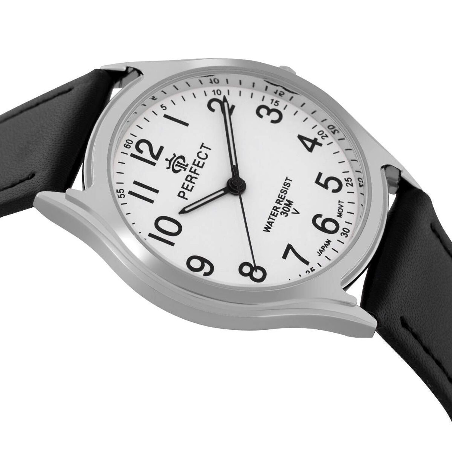 Zegarek damski Perfect GX068-01 na czarnym pasku. Damski zegarek Perfect. Zegarek damski na czarnym pasku. Zegarek damski klasyczny. Zegarek damski na prezent (3).jpg