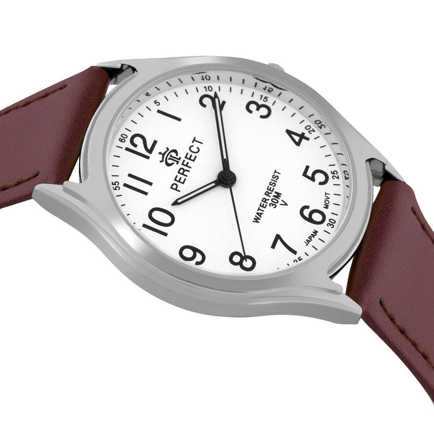 Zegarek damski Perfect GX068-02 na brązowym pasku. Damski zegarek Perfect. Zegarek damski na brązowym pasku. Zegarek damski klasyczny. Zegarek damski na prezent (3).jpg