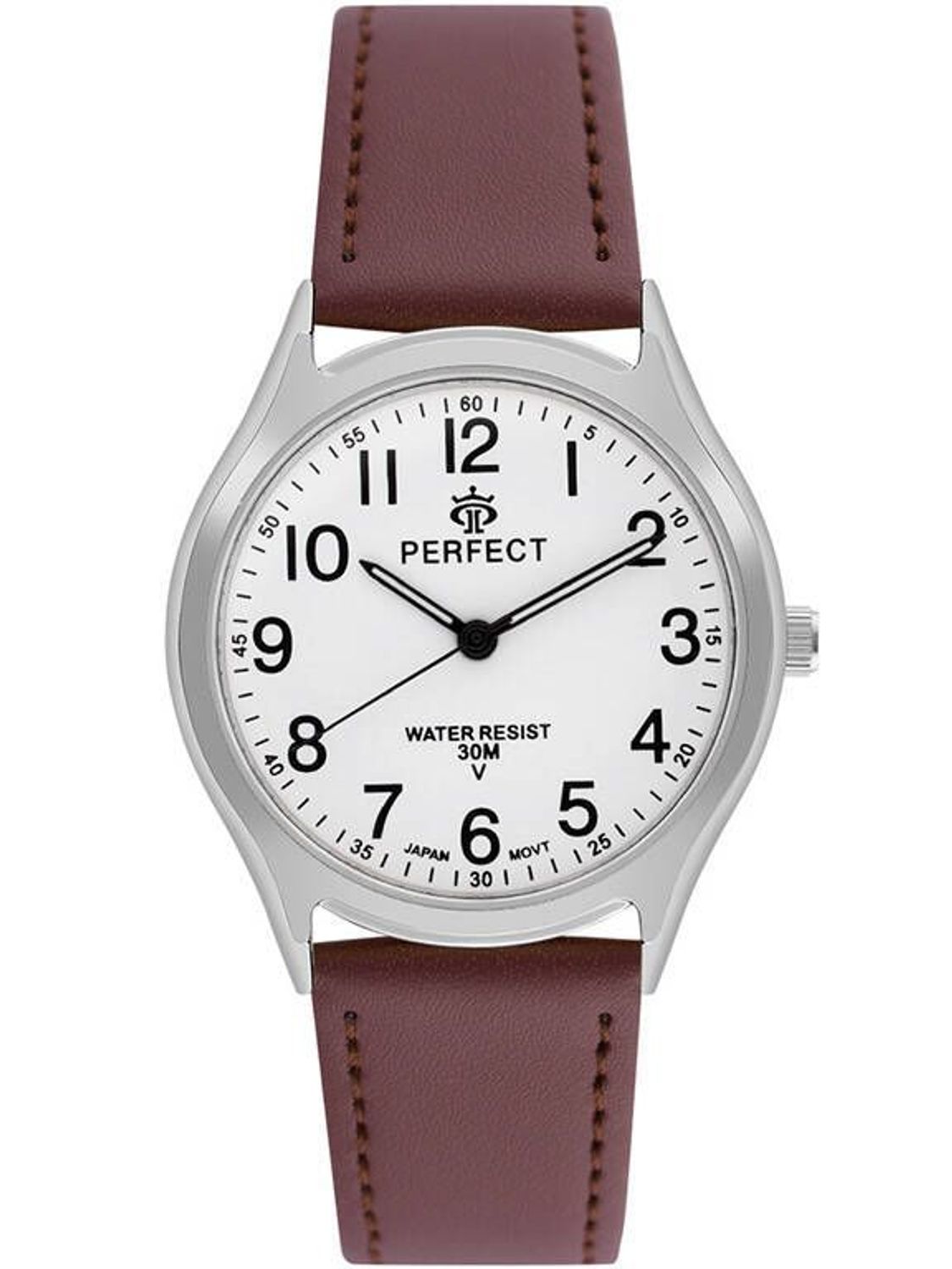 Zegarek damski Perfect GX068-02 na brązowym pasku. Damski zegarek Perfect. Zegarek damski na brązowym pasku. Zegarek damski klasyczny. Zegarek damski na prezent (3).jpg