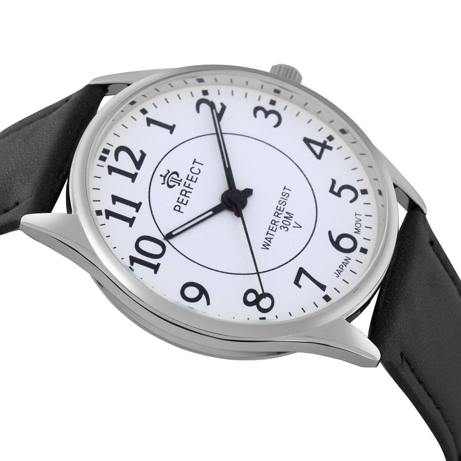Zegarek męski Perfect GXB141-01 na czarnym pasku duża tarcza (2).jpg