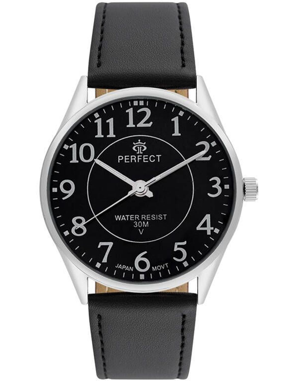 Zegarek męski Perfect GXB141-05 na czarnym pasku. Męski zegarek Perfect. Zegarek męski na czarnym pasku. Zegarek męski klasyczny. Zegarek męski na prezent. Zegarek z wyraźną tarcza.  (3) — kopia.jpg