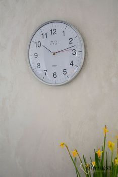Zegar ścienny do salonu srebrny JVD HA16.1 ✓Zegary ścienne ✓ Nowoczesne zegary✓  Autoryzowany sklep✓ Kurier Gratis 24h✓ Gwarancja najniższej ceny✓ ➤Zapraszamy! (1).JPG