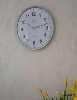 Zegar ścienny do salonu srebrny JVD HA16.1 ✓Zegary ścienne ✓ Nowoczesne zegary✓  Autoryzowany sklep✓ Kurier Gratis 24h✓ Gwarancja najniższej ceny✓ ➤Zapraszamy! (3).JPG