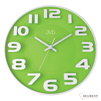 Zegar JVD ścienny zielony HA5848.1Zegar na ścianę do pokoju zieleń ✓Zegary ścienne ✓Zegar ścienny do salonu do zegary do kuchni zegar dla dziecka✓ klasyczne zegary ✓ Autoryzowany sklep ✓ Kurier Gratis 24h.png