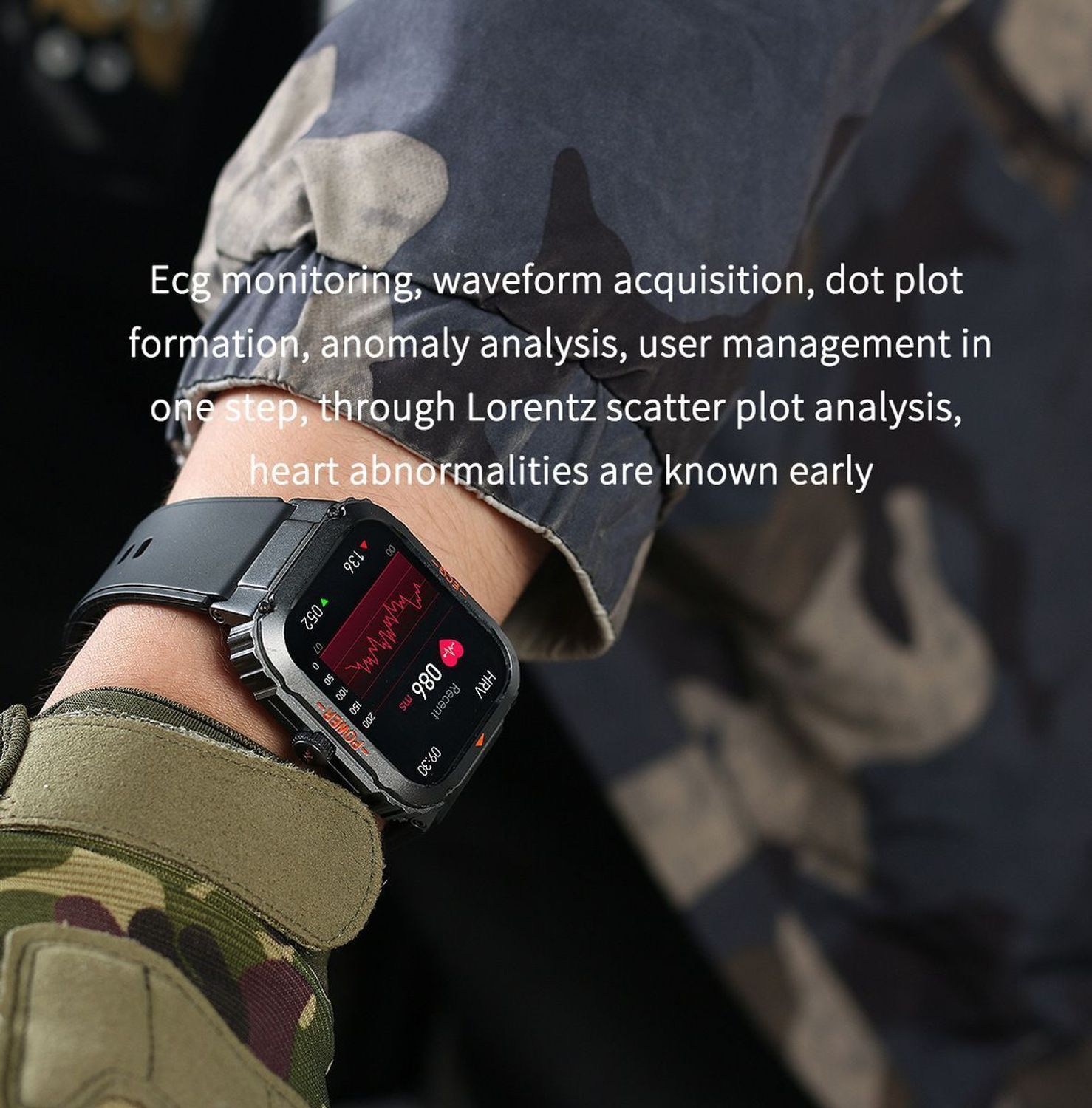 Nowoczesny smartwatch Hagen HB21 z ekranem 1.92”, pomiarem glukozy, EKG, SpO₂, 100+ trybami sportowymi, IP67, aplikacją H Band. Zdrowie i technologia na Twoim nadgarstku.22.jpg