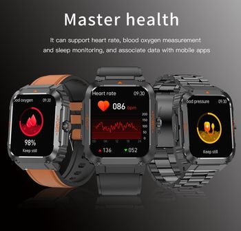 Nowoczesny smartwatch Hagen HB21 z ekranem 1.92”, pomiarem glukozy, EKG, SpO₂, 100+ trybami sportowymi, IP67, aplikacją H Band. Zdrowie i technologia na Twoim nadgarstku.4.jpg