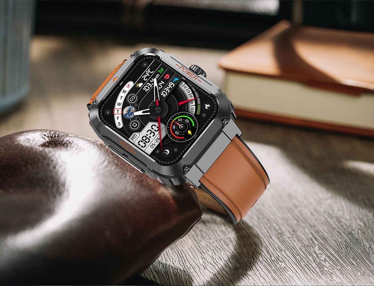 Nowoczesny smartwatch Hagen HB21 z ekranem 1.92”, pomiarem glukozy, EKG, SpO₂, 100+ trybami sportowymi, IP67, aplikacją H Band. Zdrowie i technologia na Twoim nadgarstku.1.jpg