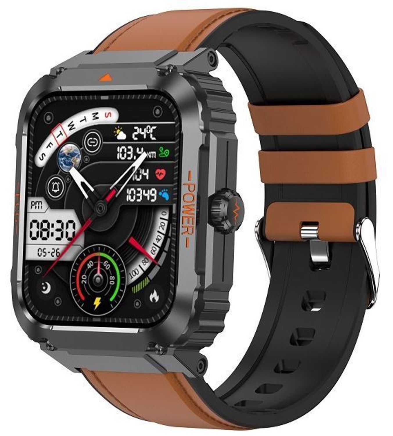 Nowoczesny smartwatch Hagen HB21 z ekranem 1.92”, pomiarem glukozy, EKG, SpO₂, 100+ trybami sportowymi, IP67, aplikacją H Band. Zdrowie i technologia na Twoim nadgarstku.1.jpg