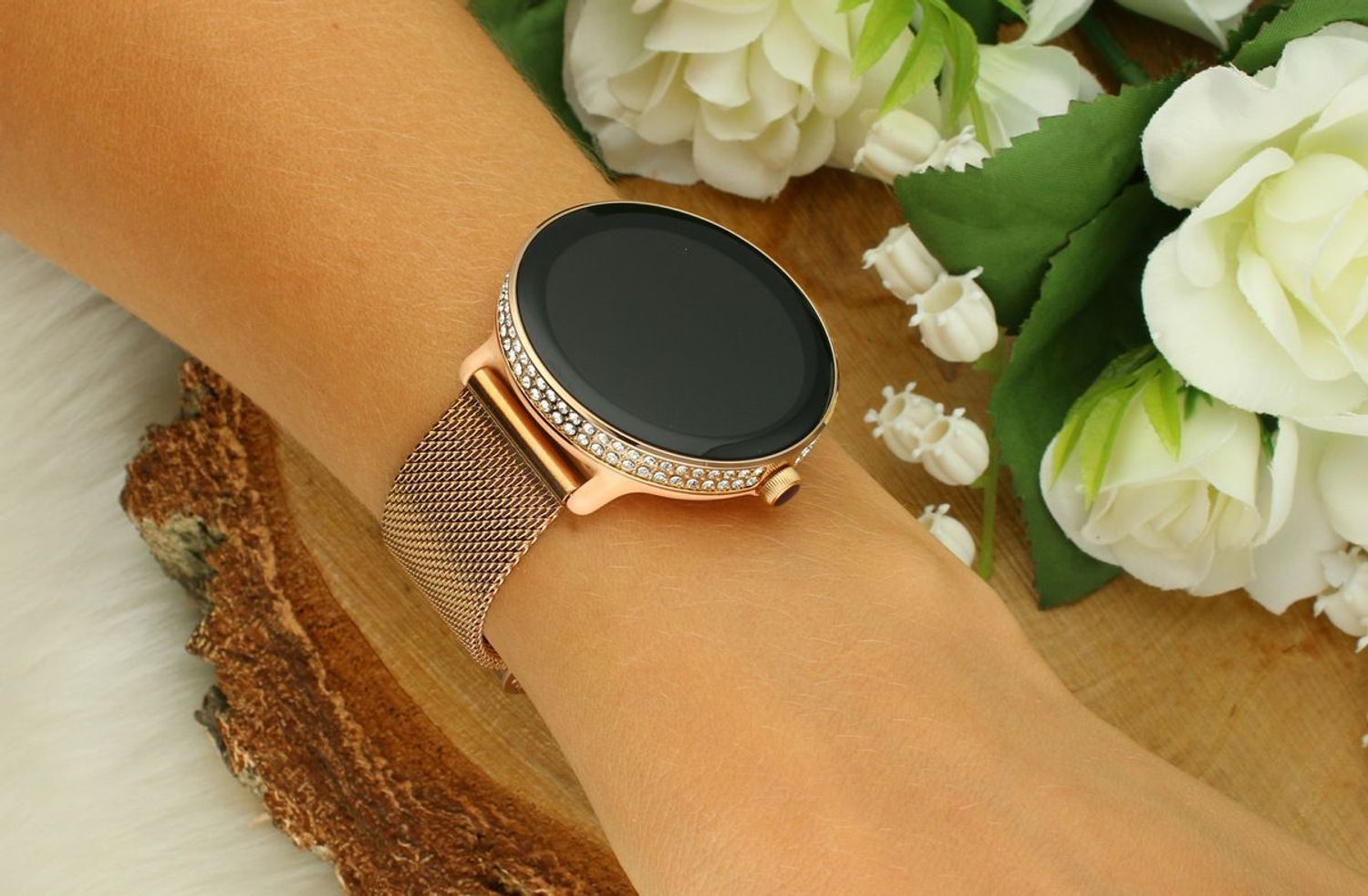 Smartwatch Damski Hagen HB39 IP68 Różowe Złoto.jpg