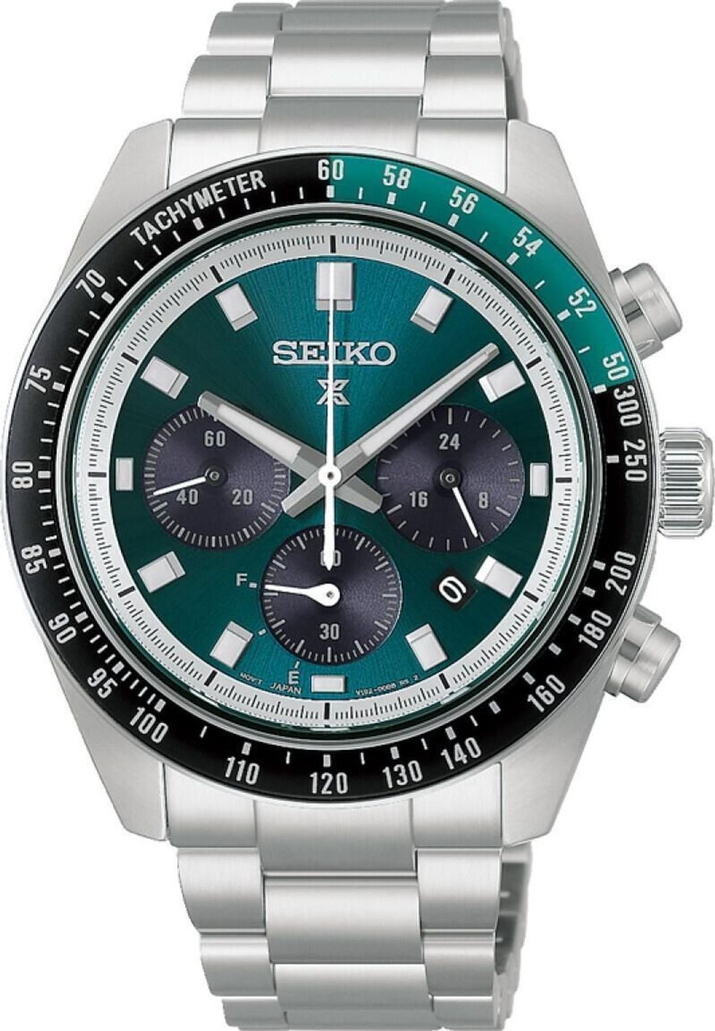 Zegarek męski Seiko Prospex Speedtimer HBJ003P1 Solar – zielona tarcza, stalowa bransoletaf.jpg