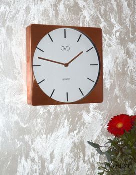 Zegar ścienny kwadratowy różowe złoto JVD HC10.3  ✓ zegar ścienny nowoczesny ✓zegary ścienne w sklepie z zegarami Zegarki-Diament.pl  (1).JPG