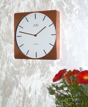 Zegar ścienny kwadratowy różowe złoto JVD HC10.3  ✓ zegar ścienny nowoczesny ✓zegary ścienne w sklepie z zegarami Zegarki-Diament.pl  (2).JPG