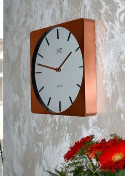 Zegar ścienny kwadratowy różowe złoto JVD HC10.3  ✓ zegar ścienny nowoczesny ✓zegary ścienne w sklepie z zegarami Zegarki-Diament.pl  (7).JPG