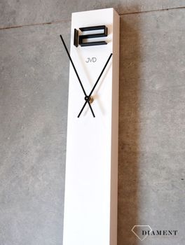Zegar ścienny biały JVD słupek Prosty styl HC25 (4).JPG