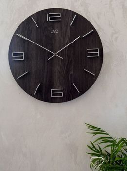 Zegar ścienny drewniany JVD 39 cm duży HC27.4.  Nowoczesny zegar ścienny HC27 (7).JPG