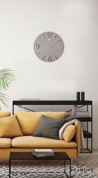 Zegar na ścianę JVD nowoczesny w kolorze szary  (2).jpg