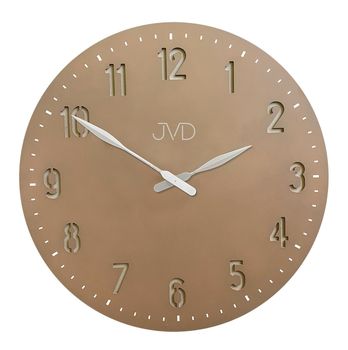 Zegar na ścianę do salonu duży 50 cm Brązowy HC39.2.jpg