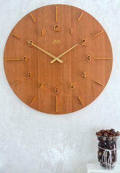 Duży zegar ścienny duży drewniany 70 cm HC701.1 imitacja drewna. Duży zegar ścienny nowoczesny (12).JPG