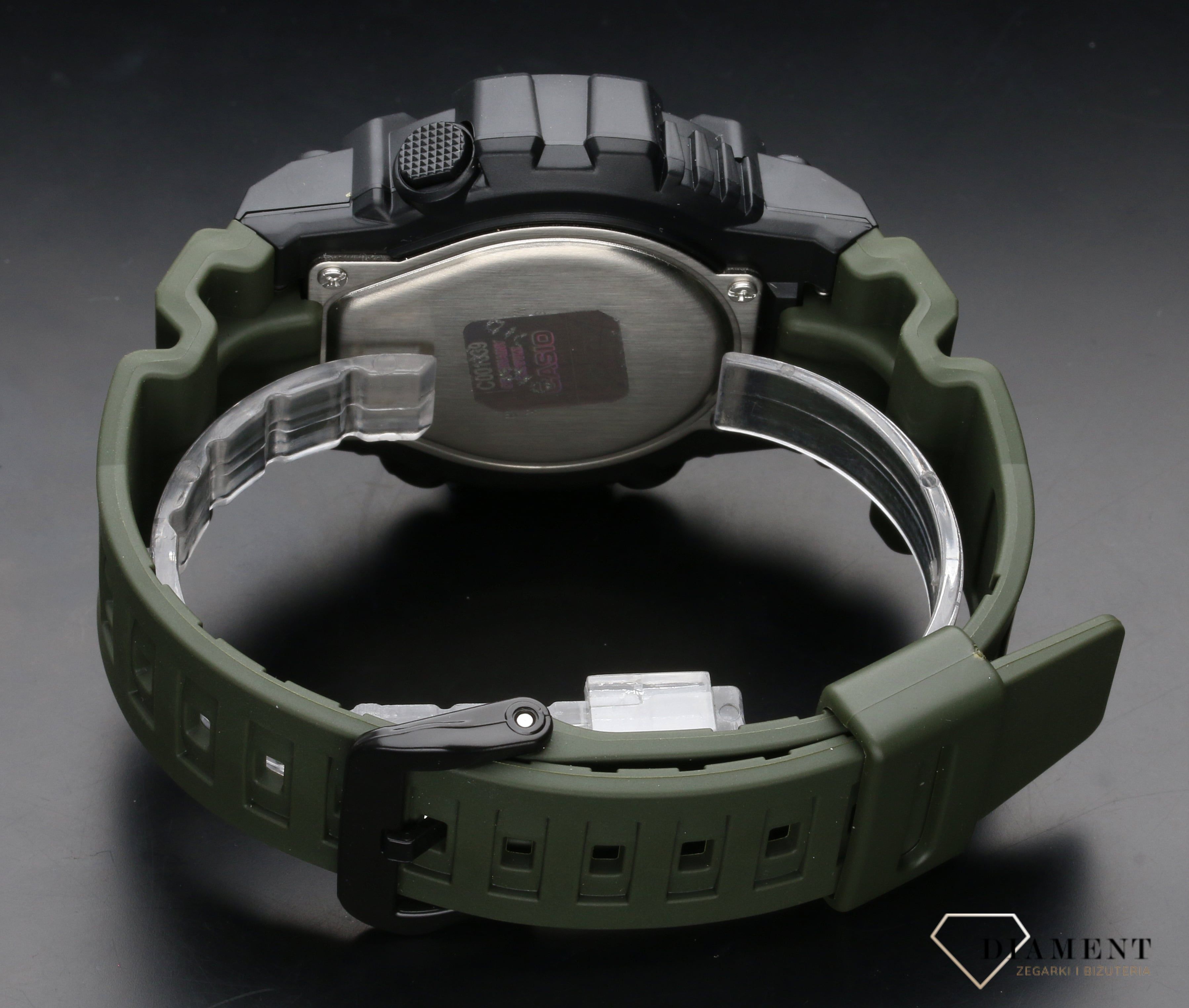 Męski zegarek analogowo-cyfrowy CASIO HDC-700-3AVEF.jpg