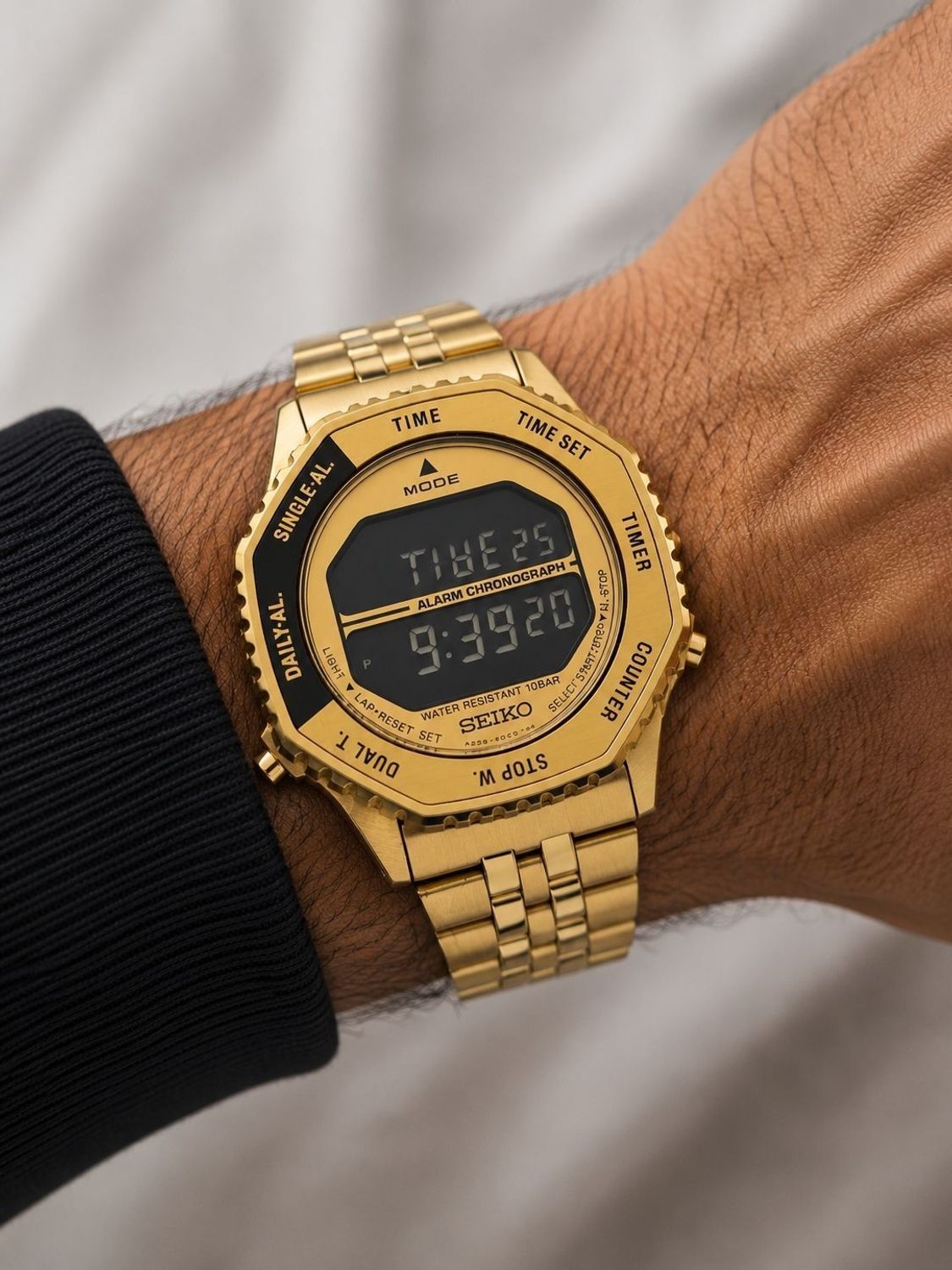 Zegarek Seiko HFL003P1 Rotocall Selection S Series Digital Quartz zegarek cyfrowy złoty.jpg