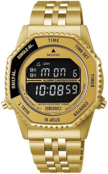 Zegarek Seiko HFL003P1 Rotocall Selection S Series Digital Quartz zegarek cyfrowy złoty.jpg
