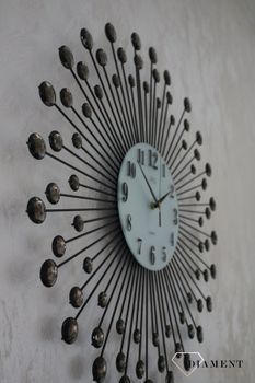 Zegar ścienny 60 cm czarny 'Kryształowa ściana' JVD HJ23.2 ✓Zegary ścienne 60 cm ✓Zegar ścienny duży✓Nowoczesne zegary✓ Ekskluzywne zegary na ścianę ✓ Kurier Gratis 24h✓ (1).JPG