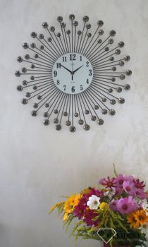 Zegar ścienny 60 cm czarny 'Kryształowa ściana' JVD HJ23.2 ✓Zegary ścienne 60 cm ✓Zegar ścienny duży✓Nowoczesne zegary✓ Ekskluzywne zegary na ścianę ✓ Kurier Gratis 24h✓ (3).JPG