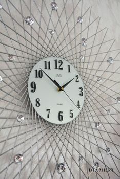 Zegar ścienny duży nowoczesny JVD HJ66✓Zegary ścienne DUŻY ✓ZEGAR ŚCIENNY 3D✓ Nowoczesny zegar ✓Zegar na ścianę ✓ (1).JPG