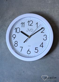Zegar ścienny biały JVD HP612.1 ✓Zegary ścienne✓Zegar ścienny ✓Nowoczesne zegary (5).JPG