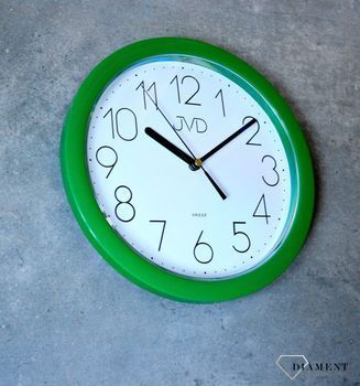 Zegar na ścianę zielony JVD 25 cm HP612.13  ✓Zegary ścienne✓ Zegar ścienny ✓Nowoczesne zegary✓ Autoryzowany sklep (7).JPG